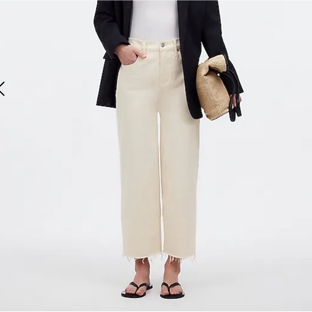 The Perfect Vintage Wide-Leg Crop Jean